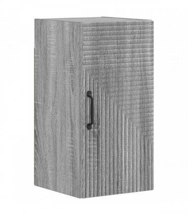 vidaXL 3 Piece Bathroom Cabinet Set HAARLEM Grey Sonoma
