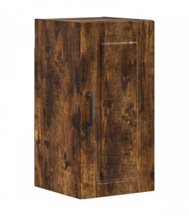 vidaXL 3 Piece Bathroom Cabinet Set UTRECHT Smoked Oak Engineered Wood