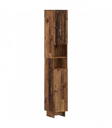 vidaXL 3 Piece Bathroom Cabinet Set EDE Old Wood Engineered Wood