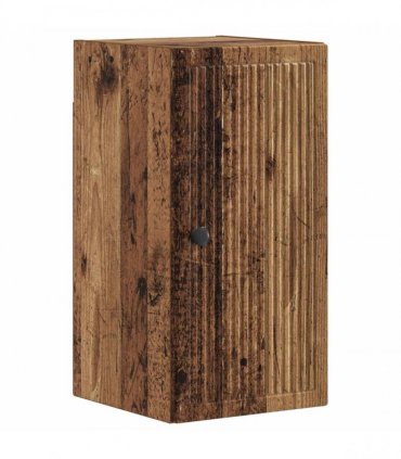 vidaXL 4 Piece Bathroom Cabinet Set EDE Old Wood Engineered Wood