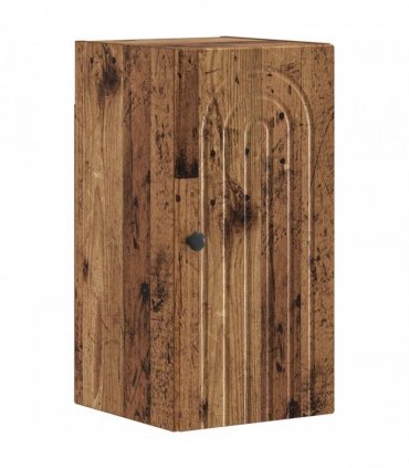 vidaXL 4 Piece Bathroom Cabinet Set ALKMAAR Old Wood Engineered Wood