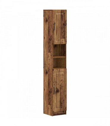 vidaXL 4 Piece Bathroom Cabinet Set UTRECHT Old Wood Engineered Wood