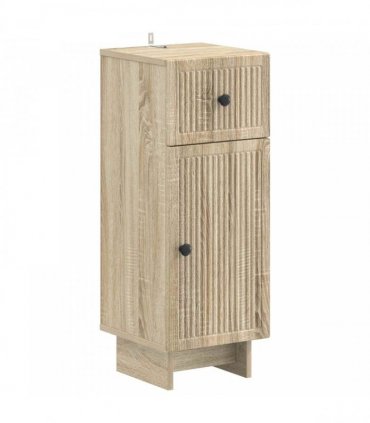 vidaXL 3 Piece Bathroom Cabinet Set EDE 3 pcs Sonoma Oak