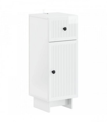 vidaXL 3 Piece Bathroom Cabinet Set EDE 3 pcs High Gloss White