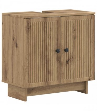 vidaXL 3 Piece Bathroom Cabinet Set EDE 3 pcs Artisan Oak