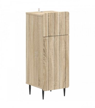vidaXL 3 Piece Bathroom Cabinet Set ZWOLLE 3 pcs Sonoma Oak