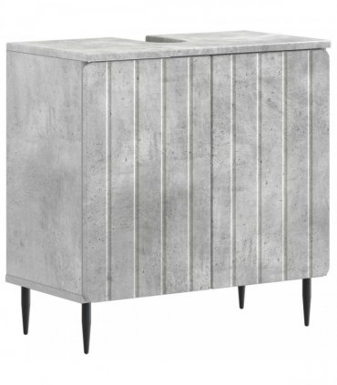 vidaXL 3 Piece Bathroom Cabinet Set ZWOLLE 3 pcs Concrete Grey