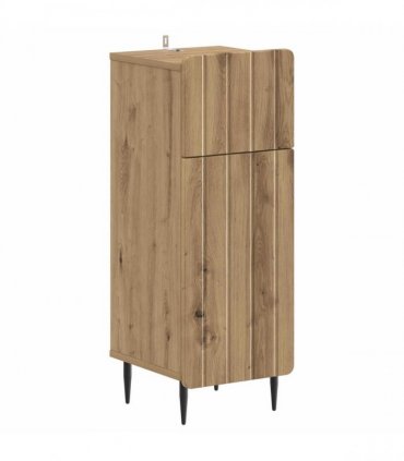 vidaXL 3 Piece Bathroom Cabinet Set ZWOLLE 3 pcs Artisan Oak