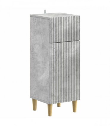 vidaXL 3 Piece Bathroom Cabinet Set ARNHEM 3 pcs Concrete Grey