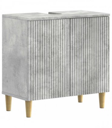 vidaXL 3 Piece Bathroom Cabinet Set ARNHEM 3 pcs Concrete Grey