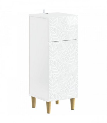 vidaXL 3 Piece Bathroom Cabinet Set DELFT 3 pcs High Gloss White