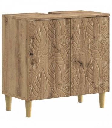 vidaXL 3 Piece Bathroom Cabinet Set DELFT 3 pcs Artisan Oak
