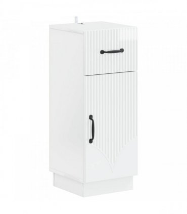 vidaXL 3 Piece Bathroom Cabinet Set HOORN 3 pcs High Gloss White