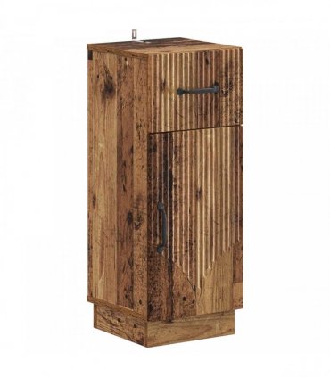 vidaXL 3 Piece Bathroom Cabinet Set HOORN 3 pcs Old Wood