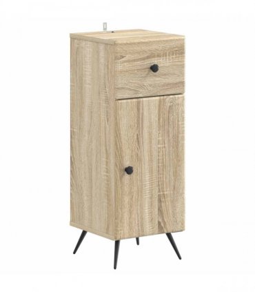 vidaXL 3 Piece Bathroom Cabinet Set BREDA 3 pcs Sonoma Oak