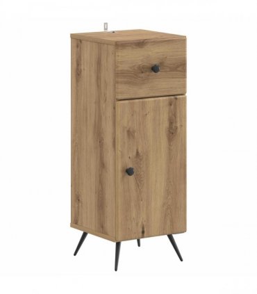 vidaXL 3 Piece Bathroom Cabinet Set BREDA 3 pcs Artisan Oak