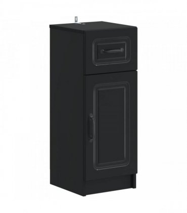 vidaXL 3 Piece Bathroom Cabinet Set UTRECHT 3 pcs Black