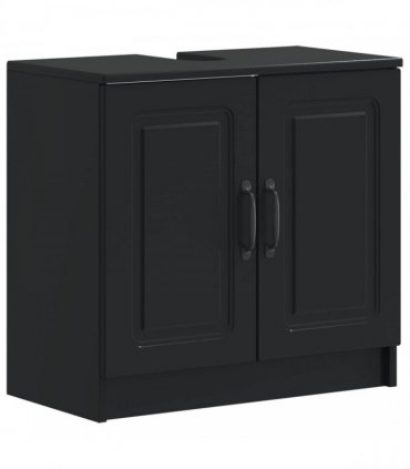 vidaXL 3 Piece Bathroom Cabinet Set UTRECHT 3 pcs Black
