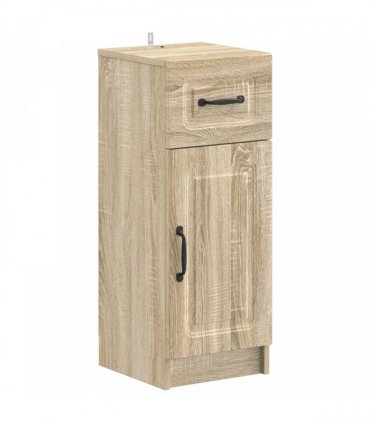 vidaXL 3 Piece Bathroom Cabinet Set UTRECHT 3 pcs Sonoma Oak