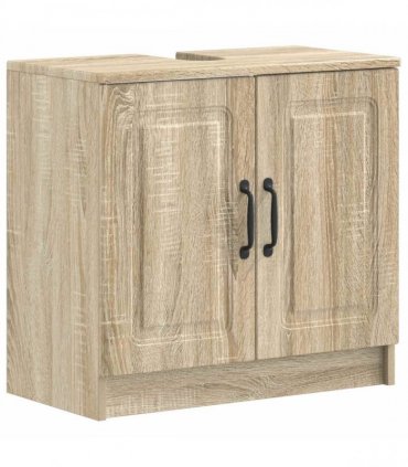 vidaXL 3 Piece Bathroom Cabinet Set UTRECHT 3 pcs Sonoma Oak