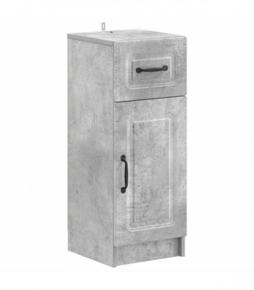 vidaXL 3 Piece Bathroom Cabinet Set UTRECHT 3 pcs Concrete Grey