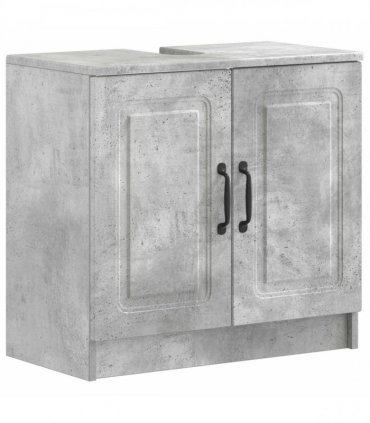 vidaXL 3 Piece Bathroom Cabinet Set UTRECHT 3 pcs Concrete Grey
