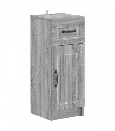 vidaXL 3 Piece Bathroom Cabinet Set UTRECHT 3 pcs Grey Sonoma