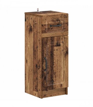 vidaXL 3 Piece Bathroom Cabinet Set UTRECHT 3 pcs Old Wood