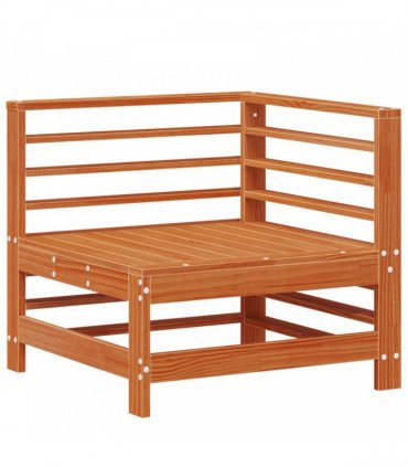 vidaXL Garden Lounge Set 5 pcs Wax Brown Solid Pine Wood
