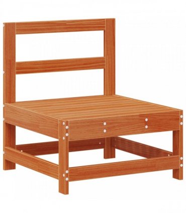 vidaXL Garden Lounge Set 6 pcs Wax Brown Solid Pine Wood