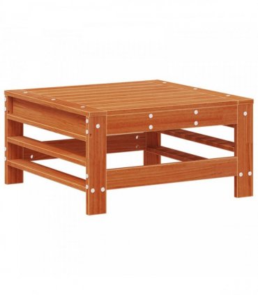 vidaXL Garden Lounge Set 7 pcs Wax Brown Solid Pine Wood
