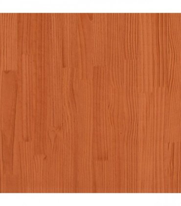 vidaXL Bed Frame with Headboard Wax Brown 180 x 200 cm
