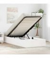 vidaXL Ottoman Bed Frame with Storage White 75 x 190 cm
