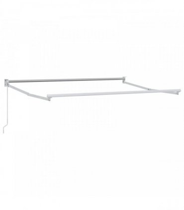 vidaXL Manual Awning 3.5 x 2 m Cream 100% Polyester