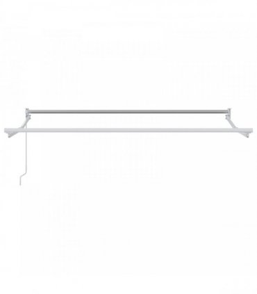 vidaXL Manual Awning 3.5 x 2 m Cream 100% Polyester