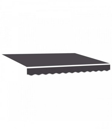 vidaXL Manual Awning 3.5 x 2 m Anthracite 100% Polyester