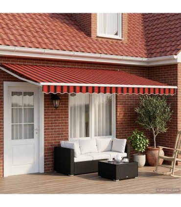 vidaXL Solar Electric Awning 5 x 3 m