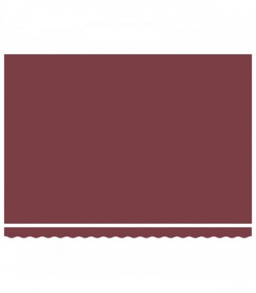 vidaXL Manual Awning 4 x 3 m Burgundy 100% Polyester