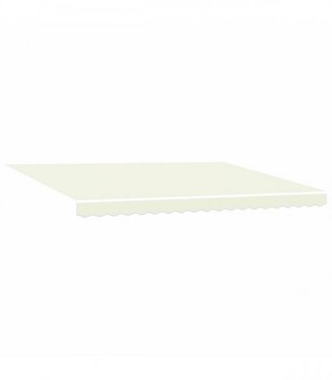 vidaXL Manual Awning 4.5 x 3 m Cream 100% Polyester
