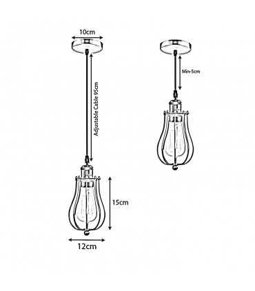 Ceiling Pendant Light Kit