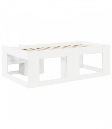 vidaXL Kids'Bed Frame White 100 x 200 cm Engineered Wood