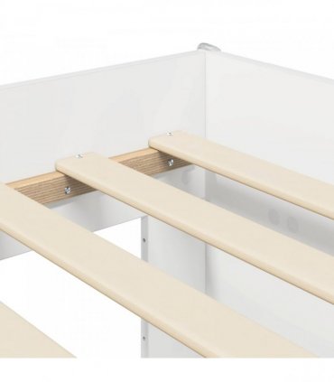 vidaXL Kids'Bed Frame White 100 x 200 cm Engineered Wood
