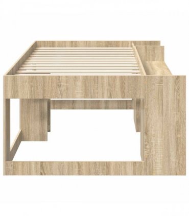 vidaXL Kids'Bed Frame Sonoma Oak 100 x 200 cm Engineered Wood