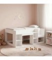 vidaXL Kids'Bed Frame White 80 x 160 cm Engineered Wood