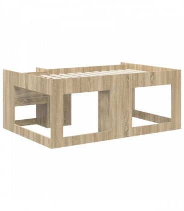 vidaXL Kids'Bed Frame Sonoma Oak 80 x 160 cm Engineered Wood