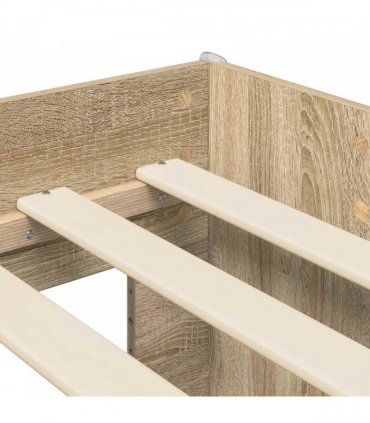 vidaXL Kids'Bed Frame Sonoma Oak 80 x 160 cm Engineered Wood