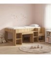 vidaXL Kids'Bed Frame Artisan Oak 80 x 160 cm Engineered Wood