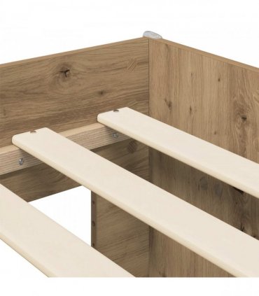 vidaXL Kids'Bed Frame Artisan Oak 75 x 190 cm Engineered Wood