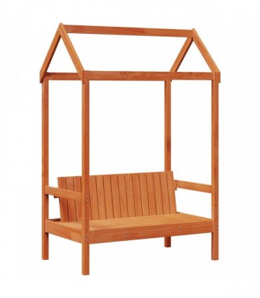 vidaXL Day Bed Set 3 pcs Wax Brown Solid Pine Wood
