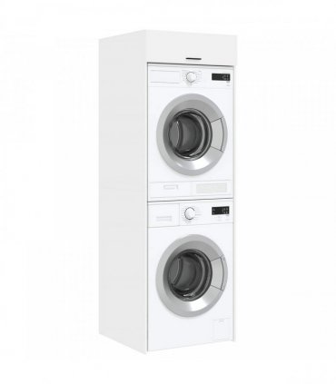 vidaXL Wash Machine Cabinet White 67.5 x 68 x 200 cm Engineered wood